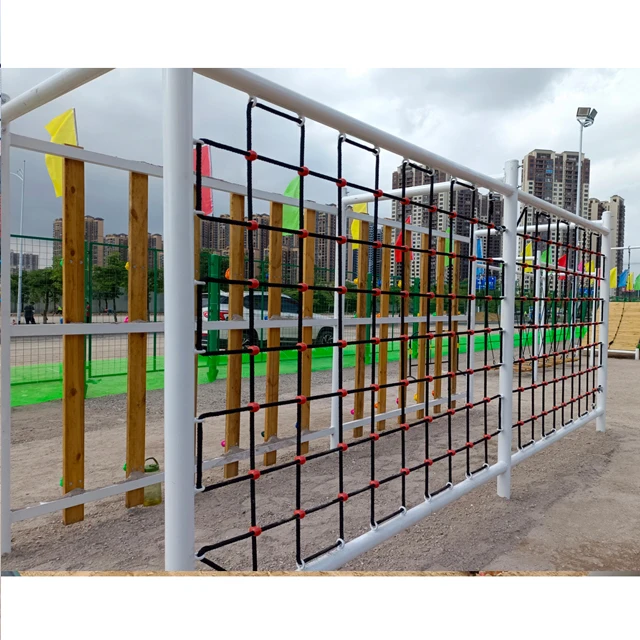 China Supplier Outdoor Climbing Set Children Play Game Amusement Park Ride Outdoor Adventure Playground Equipment