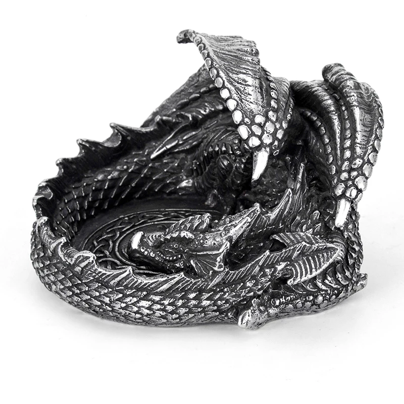 2022 new Business gift ashtray Creative Home Office stainless steel  Dragon Unique Ashtray