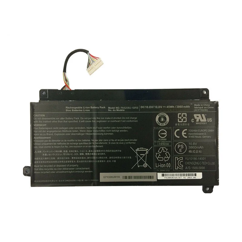 
Brand new laptop battery PA5208U-1BRS 10.8V 45WH for Toshiba Satellite E45W P55W CB35 PA5208U laptop lithium battery 