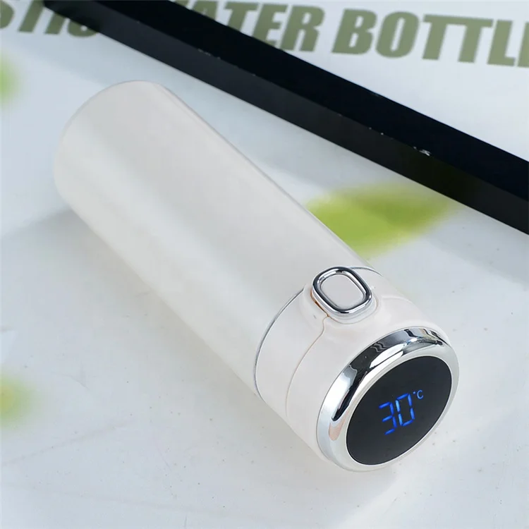 
Stainless Steel OEM Vacuum Flask Smart Touch Custom Thermos Termo Intelligent Water Bottle With Temperature Display Bounce Lid 