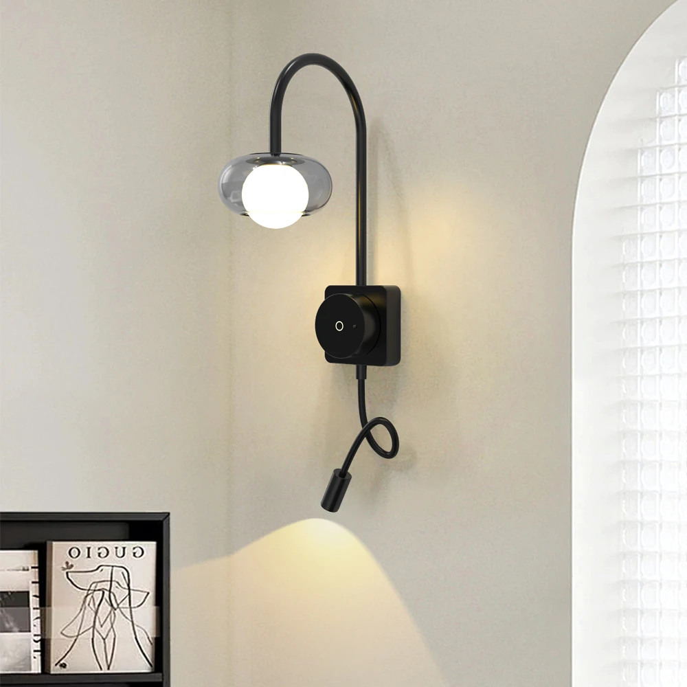 Remote Control Removable Battery Cordless Wall Sconce Hotel Bedside Rechargeable Led Wall Light