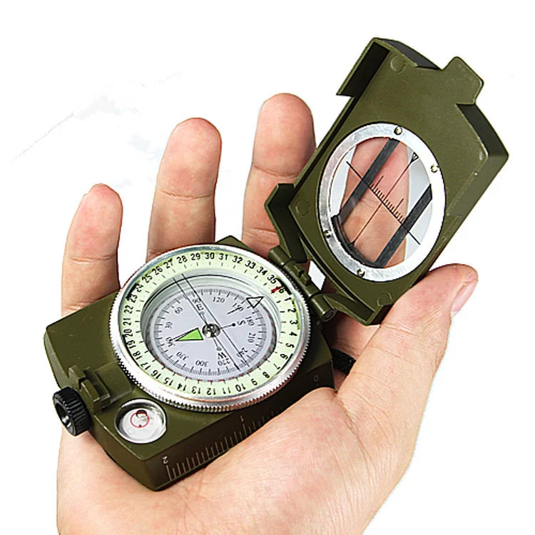 Wholesale American metal north needle high-grade folding K4580 multi-functional luminous compass