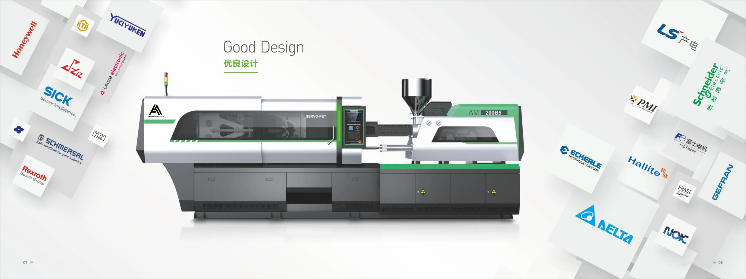 B3 standard version 650 tons injection molding machine