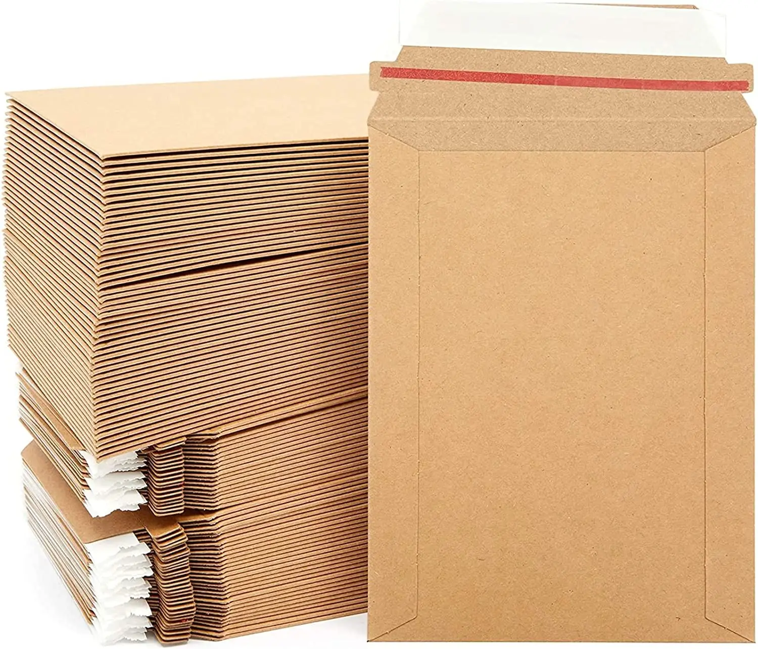Custom Wholesale Legal Size Document Envelope Rigid  Paper Mailer  Cardboard Envelope With Custom Logo
