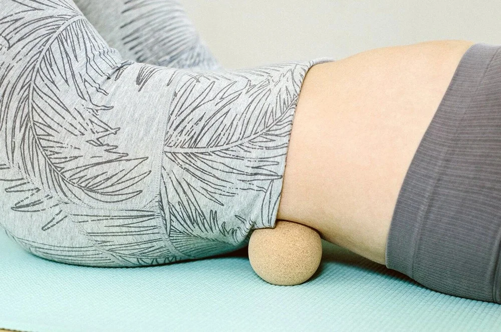 Natural Customized LOGO Cork Massage Ball Cork Peanut Ball Cork Double Balls