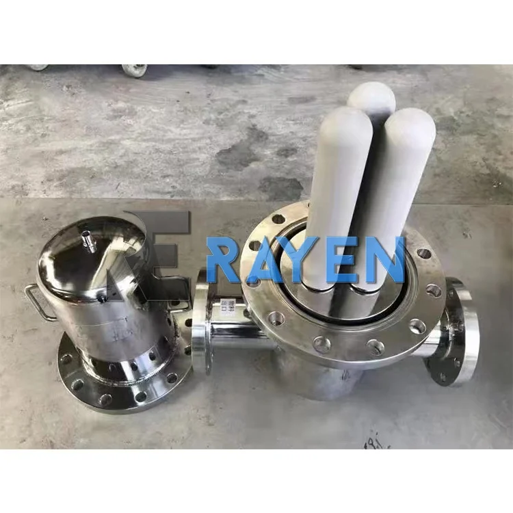 Industry stainless steel desiccant compressed air filter Steam Hot gas precision filter compressed gas filter