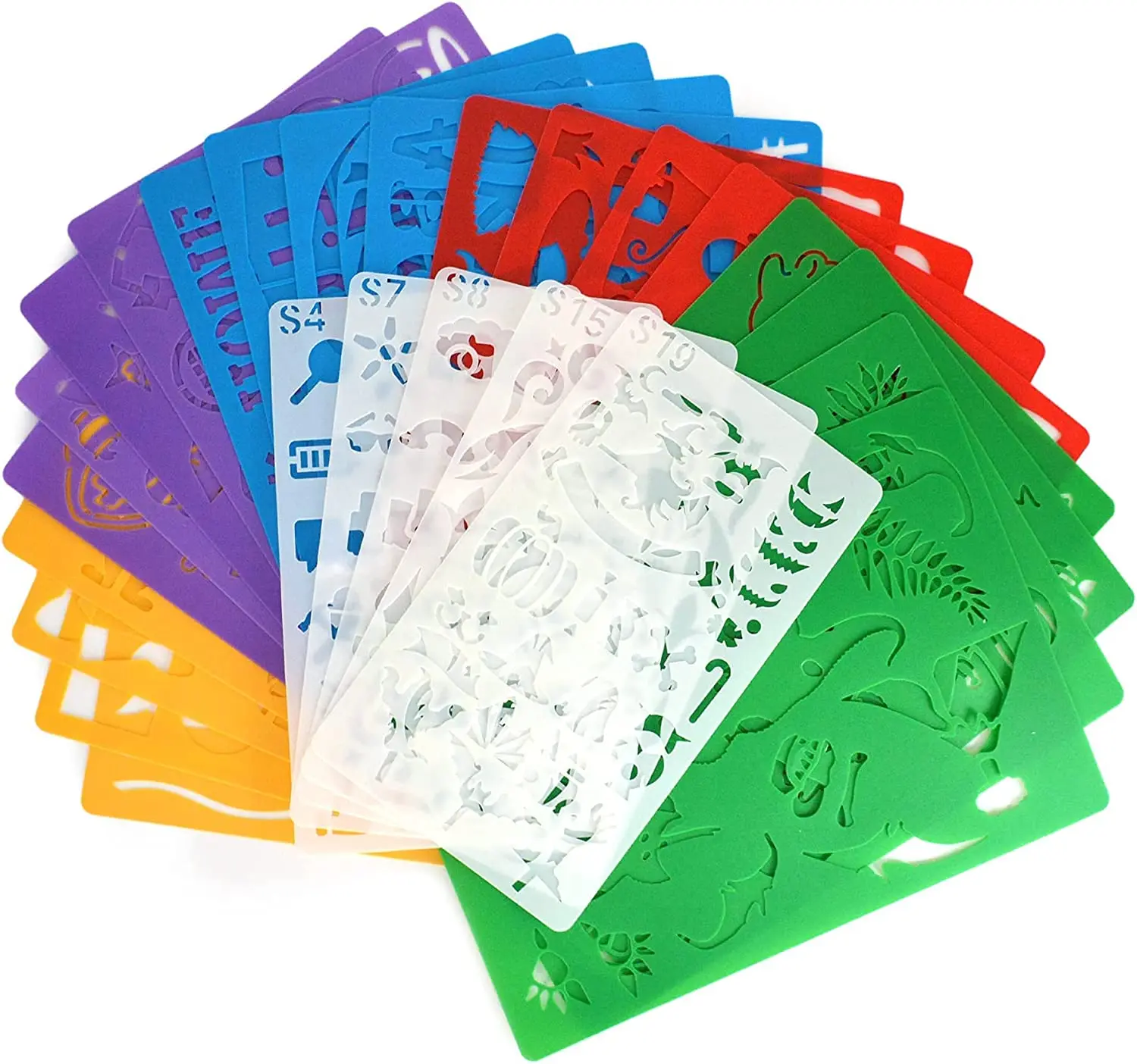 China Stencil Drawing Kit for Kids Plastic Drawing Stencils for Boy Girl Stencil Activity Set Washable Template for School