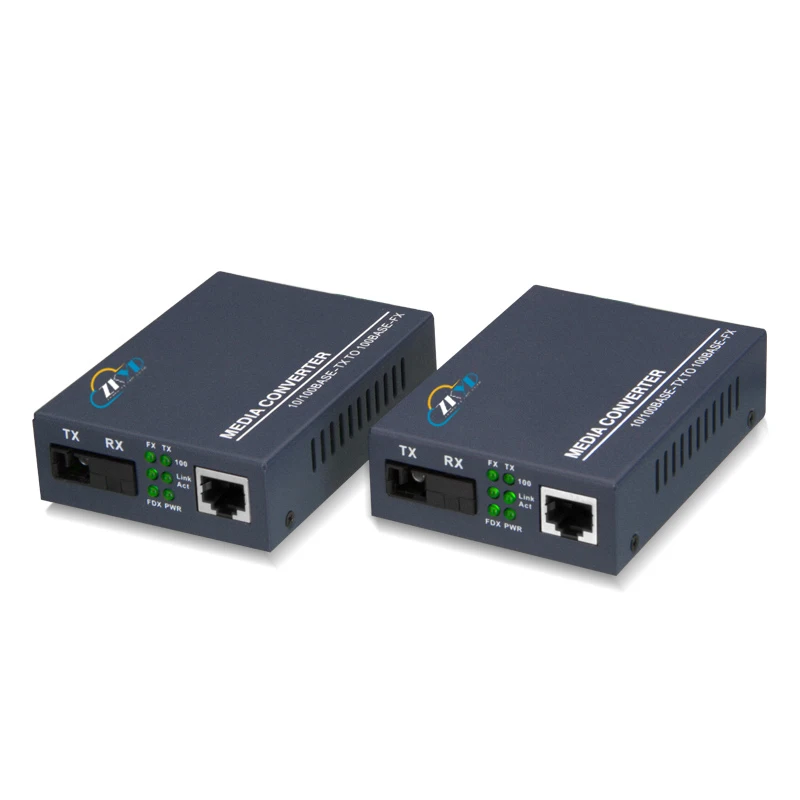 10/100 базовый одиночный режим одиночного волокна Fast Ethernet RJ45 Media Converter