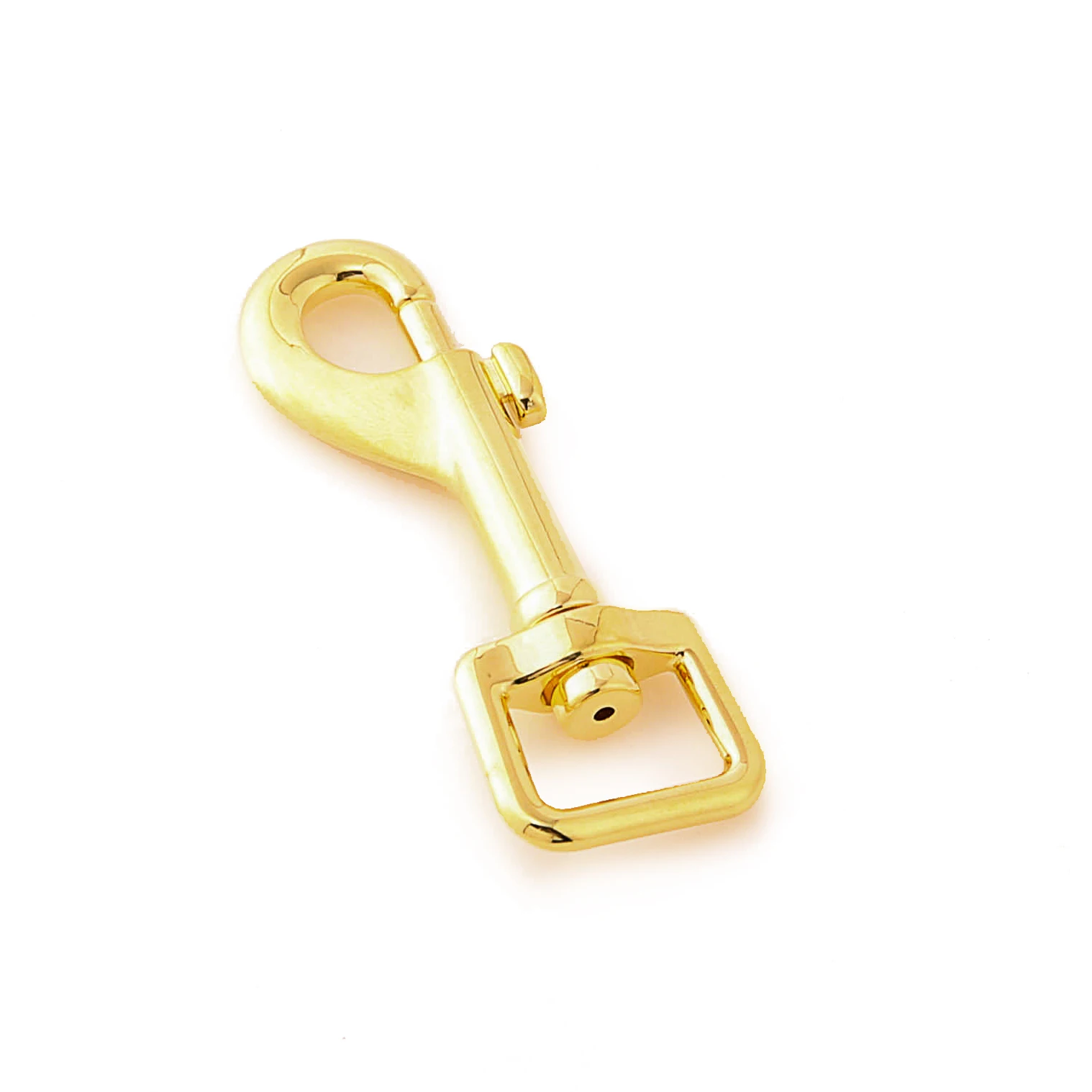 Factory price 16mm zinc alloy dog hook gold snap hook for lady bag