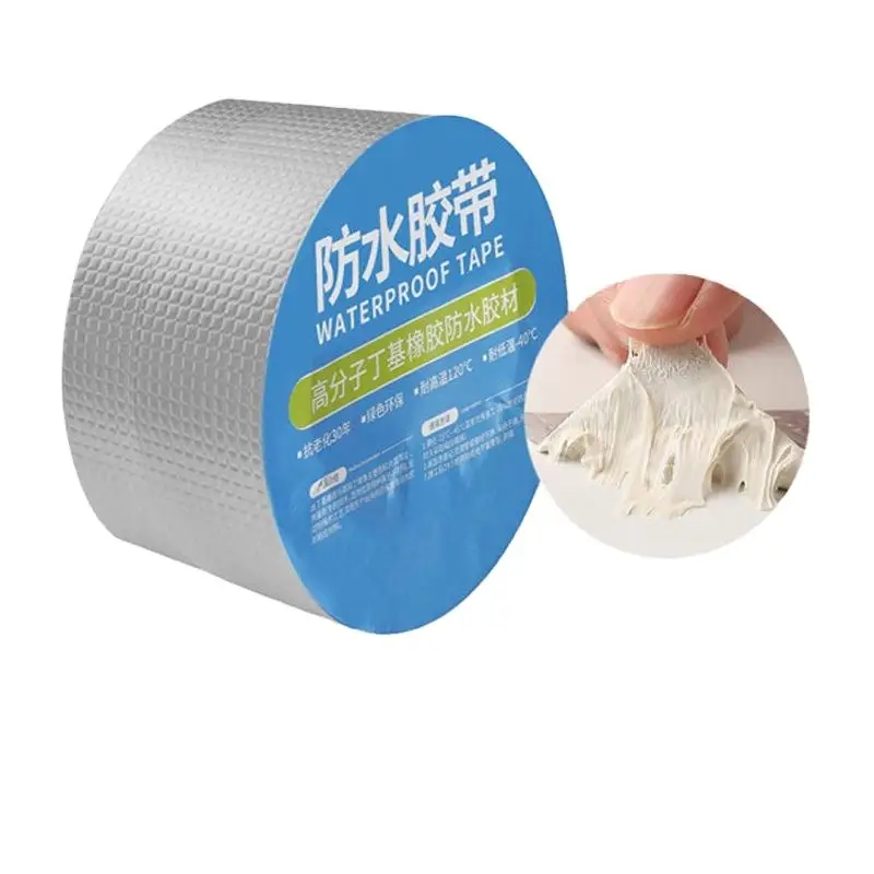 Wholesale Cost Butyl Glue Waterproof Aluminum Coil High Temperature Resistant Roof Crack Repair Sealing Tape