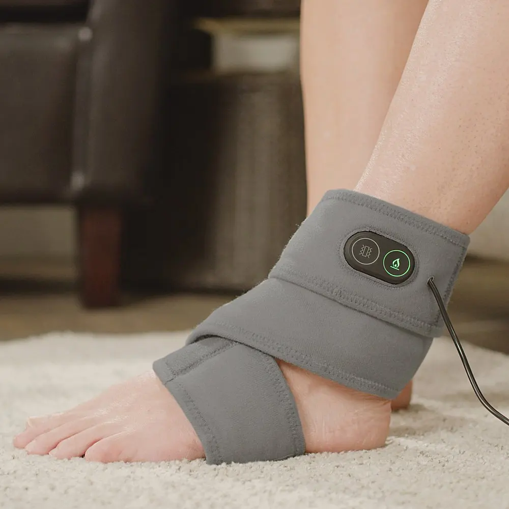 Kingworth Ultra Comfortable USB Electric Vibrations Heating Foot Leg Knee Wrap Massager