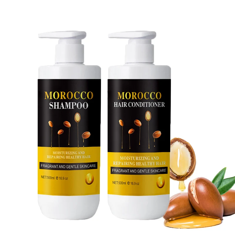 OEM ODM own brand argan oil anti-dandruff hair care shampoo nourishing and smooth hair care argan oil shampoo source factory