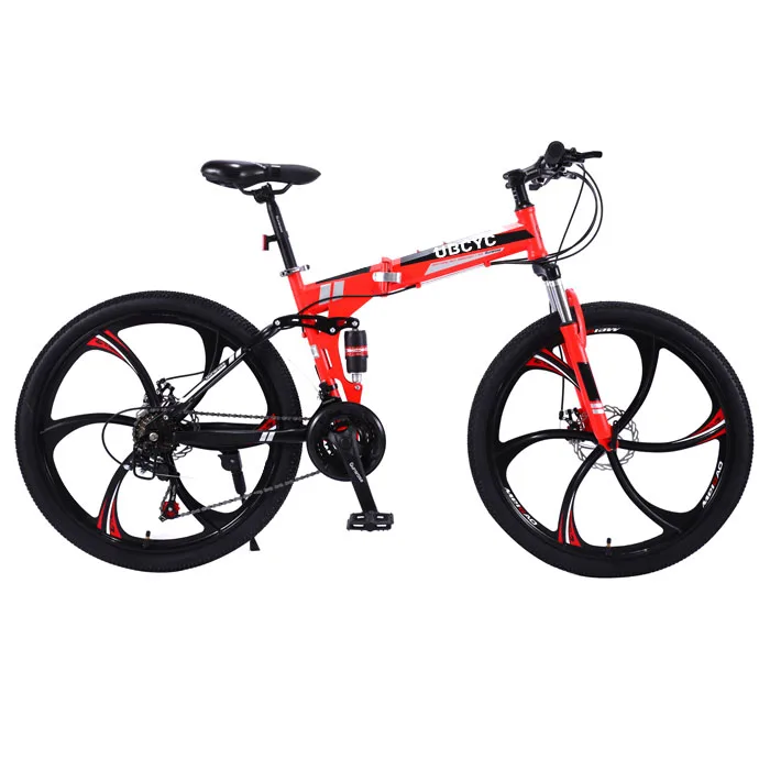 China factory hot sale 24/26 inch folding bike mountain bicycle 21/24/27/30 speed 29 mountainbike mtb foldable cycle for adult