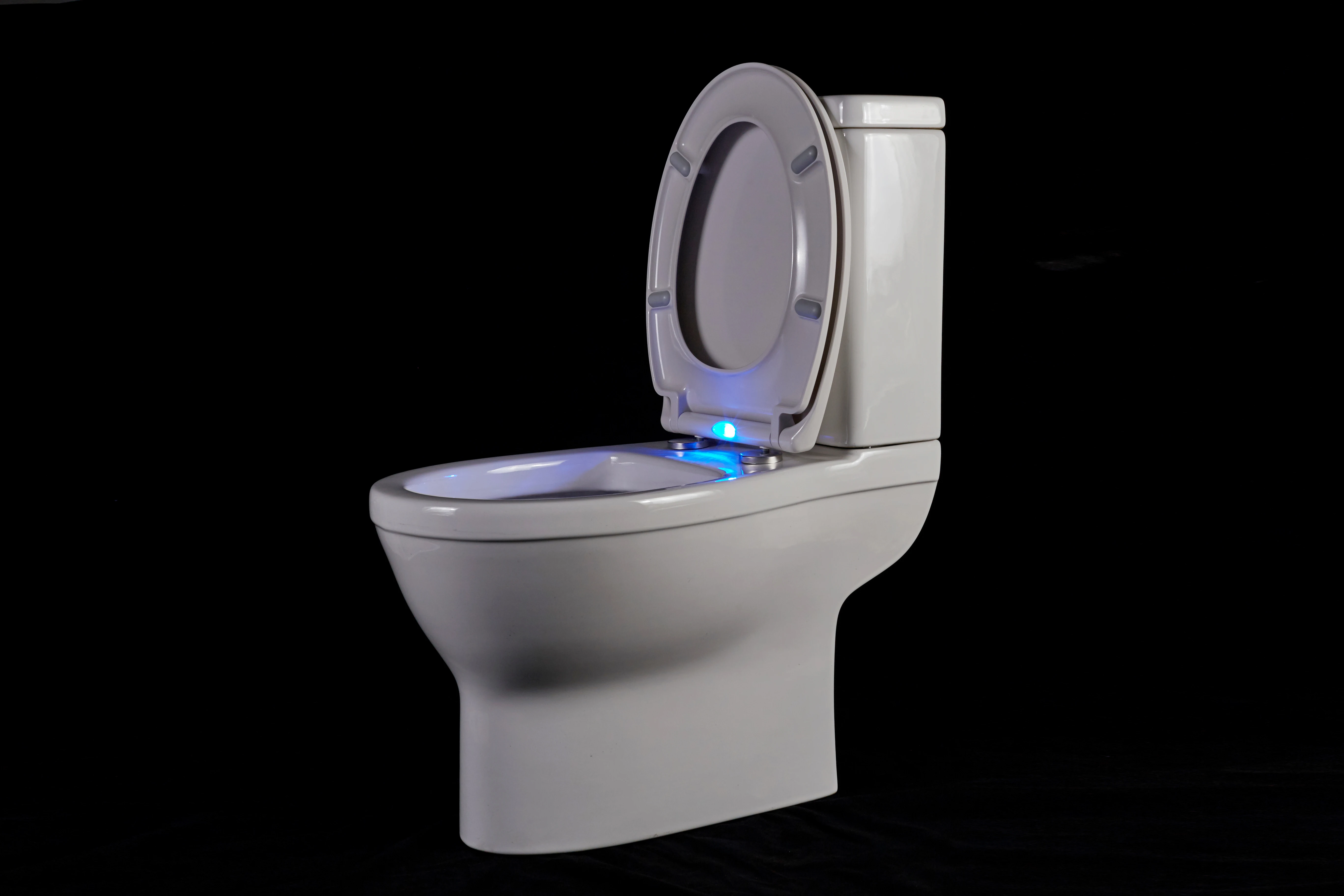 Universal  one button and quick release urea Led  Toilet seat