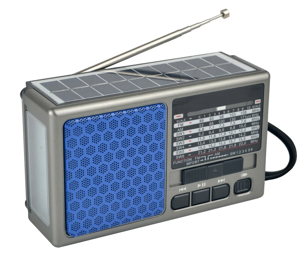 HS 2915 Portable creative outdoor Solar Radio with Built in Speaker loud stereo sound BT wireless Solar Radio (1600441019392)