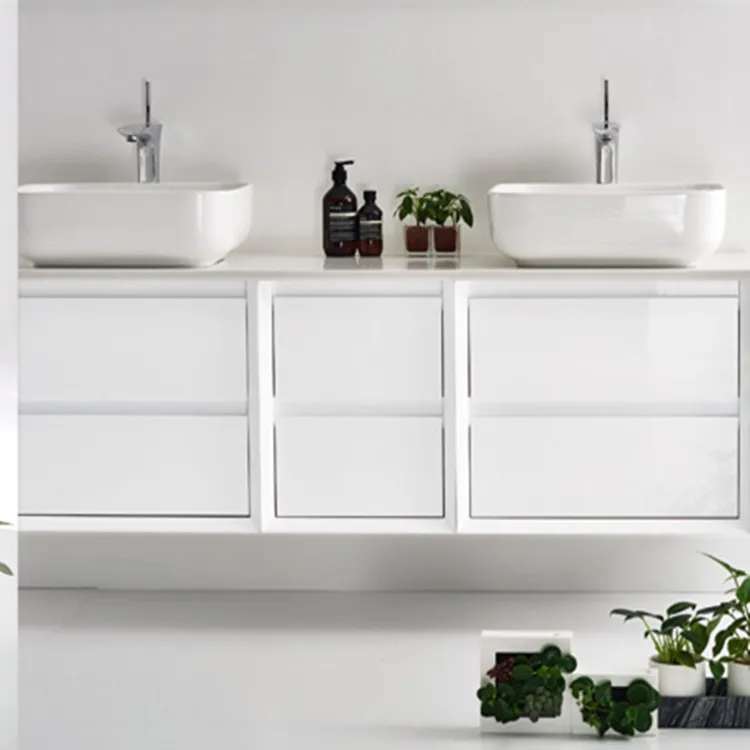 Wholesale Exquisite Design Bathroom Cabinet Bath White New Bathroom Vanity Furniture Cabinet Modern