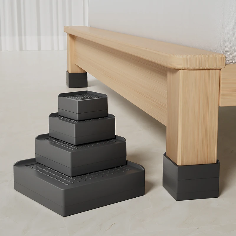 029-A001 Adjustable Plastic Sofa Bed Columns Hot Selling Silent Furniture Pads Accessory Self-Adhesive Rubber Felt EVA Materials