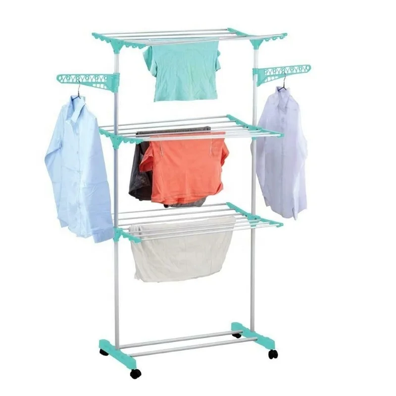 3 TIER CLOTHES TOWEL AIRER LAUNDRY DRYER CONCERTINA INDOOR OUTDOOR PATIO HORSE