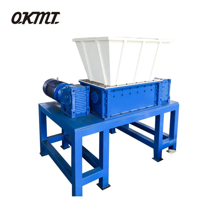 High quality chinese factory cheap price plastic pet pvc bottle car tyre scrap metal shredder machine