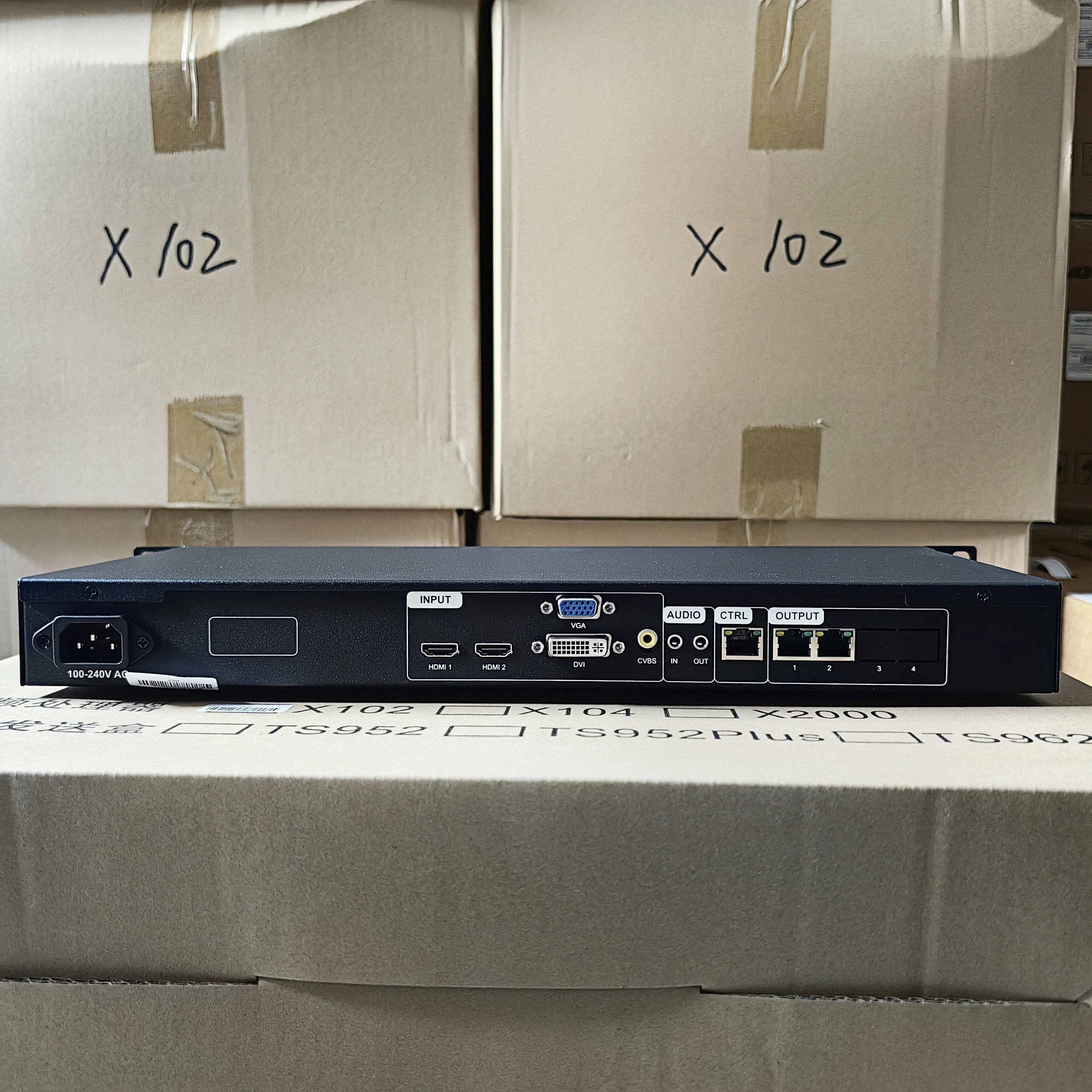 Linsn X102 Video Processor with Integrated AC Voltage LED Display Controller Quality Assurance Product Made in China