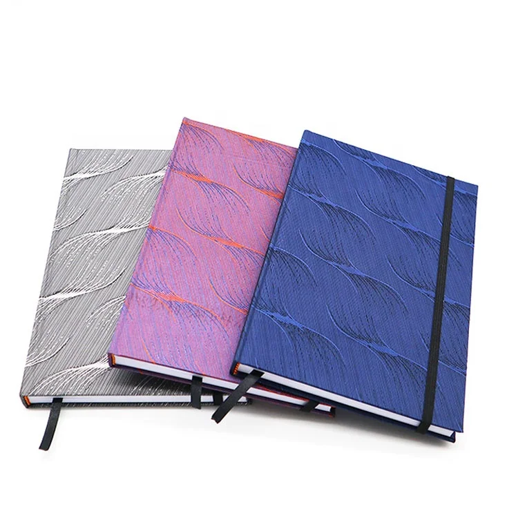 Creative Writing paper book Custom popular design hot sale diary Fabric like pu Manufacture Composition notebook