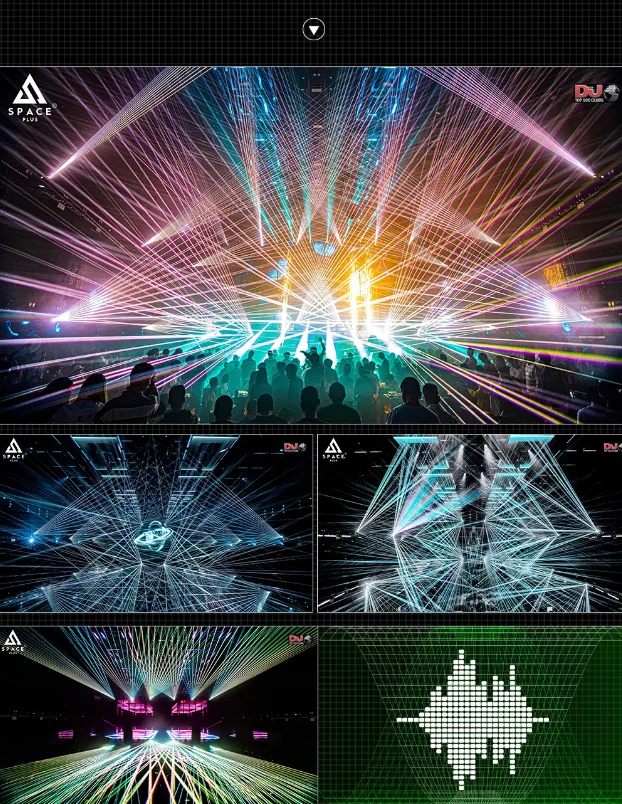 Новейшие лазерные огни 1 Вт 2 3 4 5 6 RGB Полноцветный 3D анимационный лазерный прожектор освещение для дискотеки
