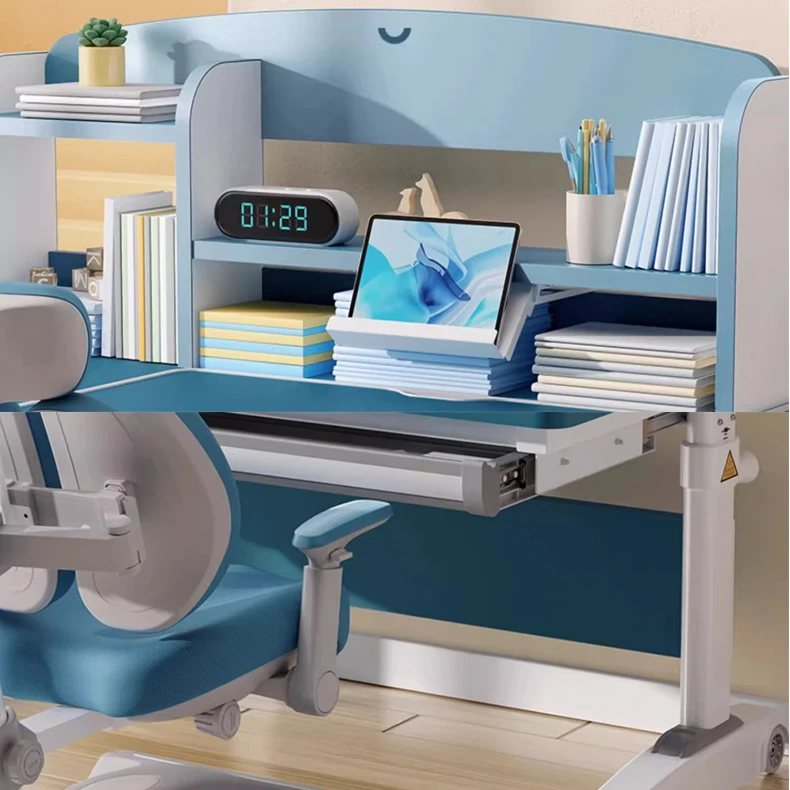 Детский стол из массива дерева детский для обучения современный домашний набор стульев начальной школы