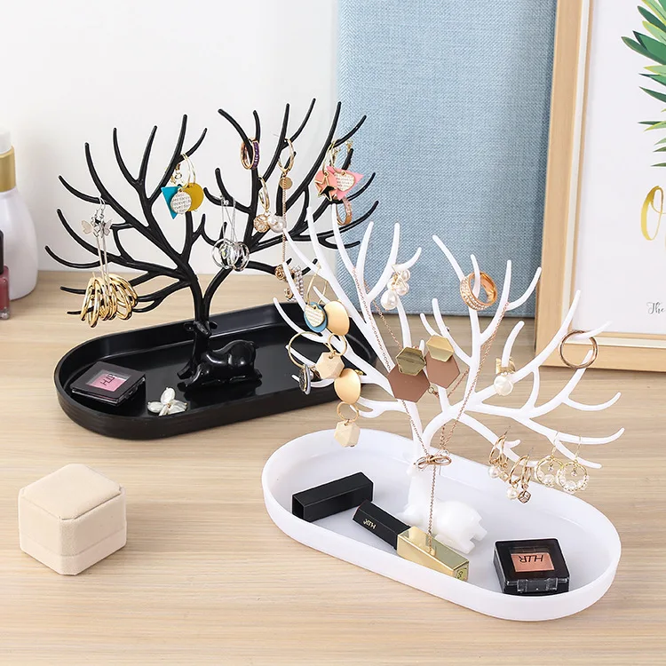 new style cute  Antler Creative Necklace Jewelry Display Rack Jewelry Hanger Bracelet Earrings Pendant Jewelry Storage Table Fin