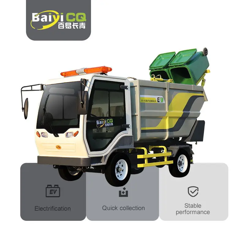 New 4*2 Compaction Garbage Compactor Truck Refuse Compression Collector Vehicle