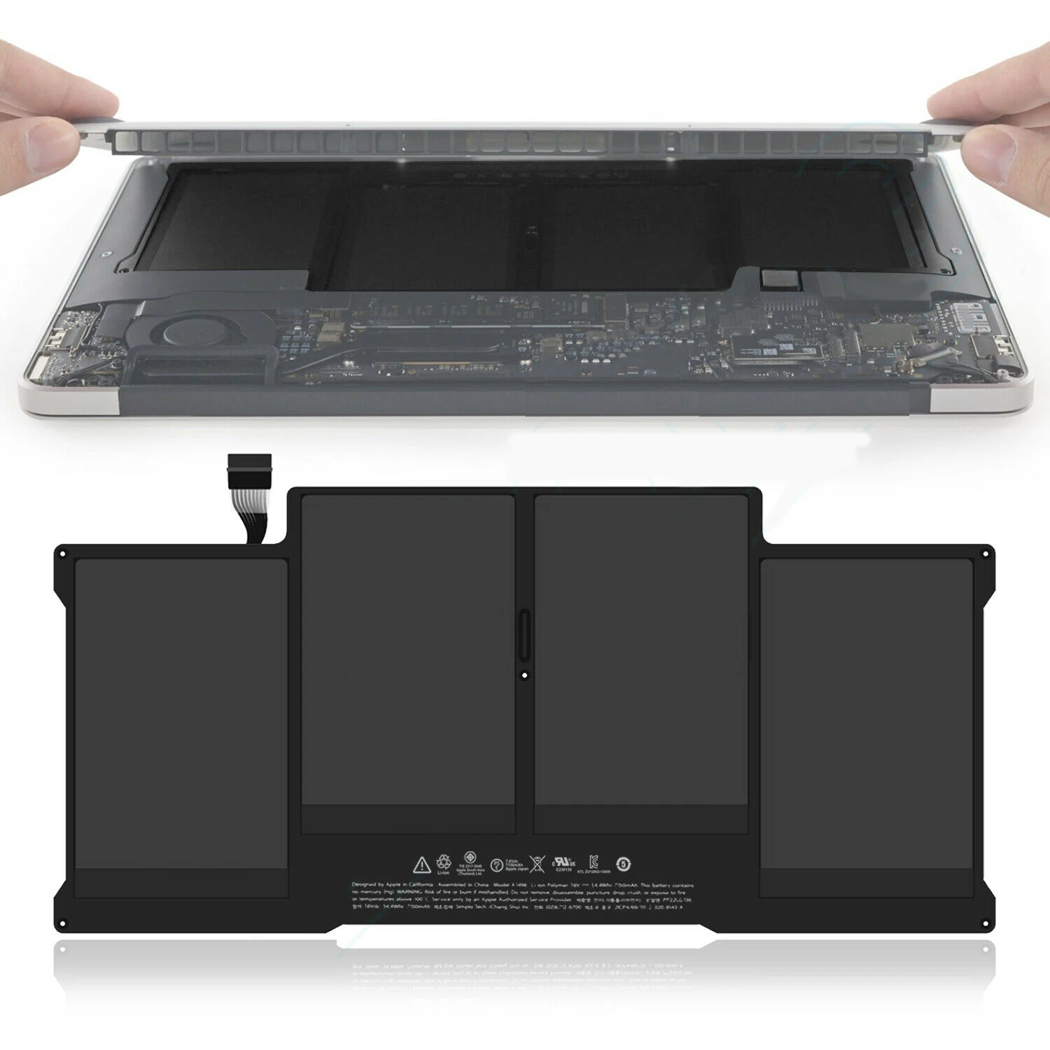 Аккумулятор для MacBook Air 13 дюймов A1466 A1369 (версия 2010- 2017) подходит A1377 A1405