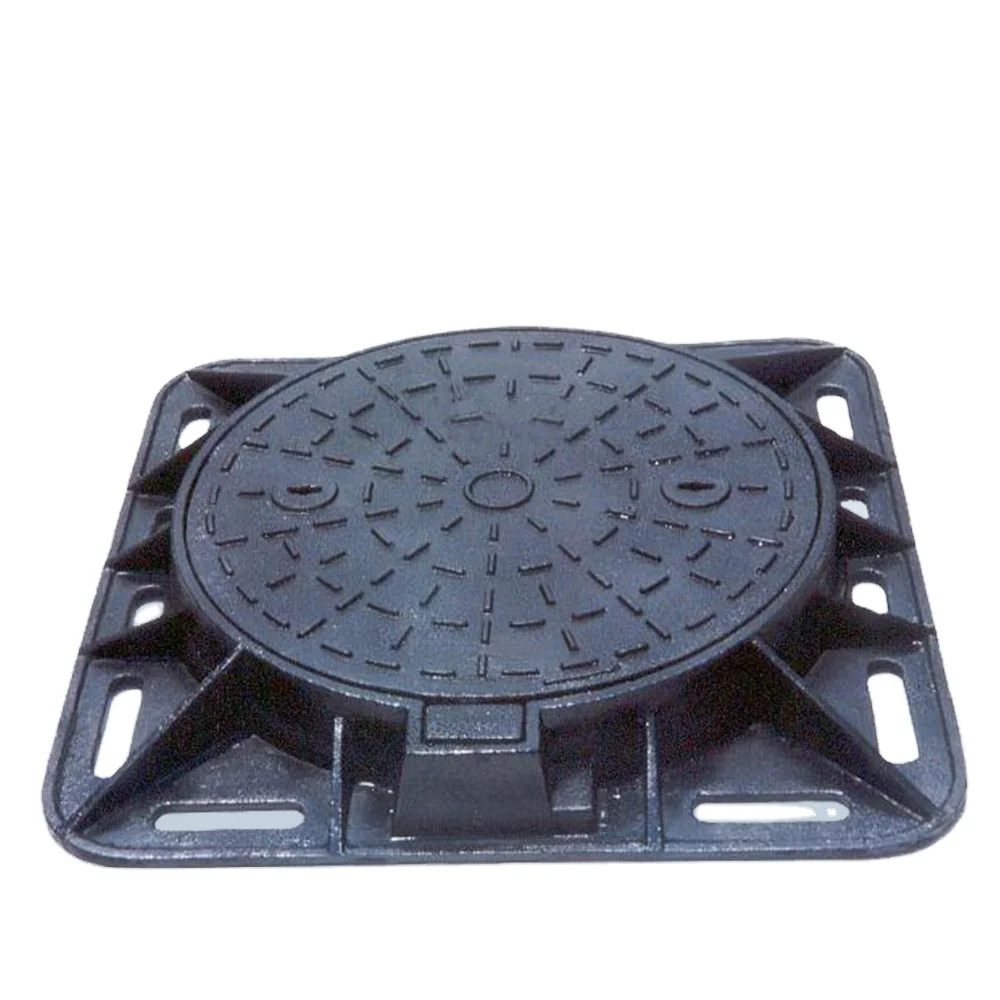 EN124 with anti-theft lock cast iron manhole cover