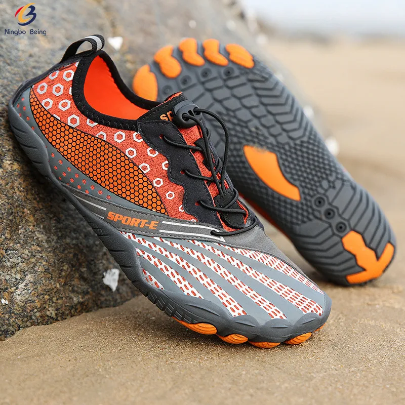 Оптовая продажа, мужская повседневная обувь для воды со шнуровкой, босоножки для воды, обувь для плавания