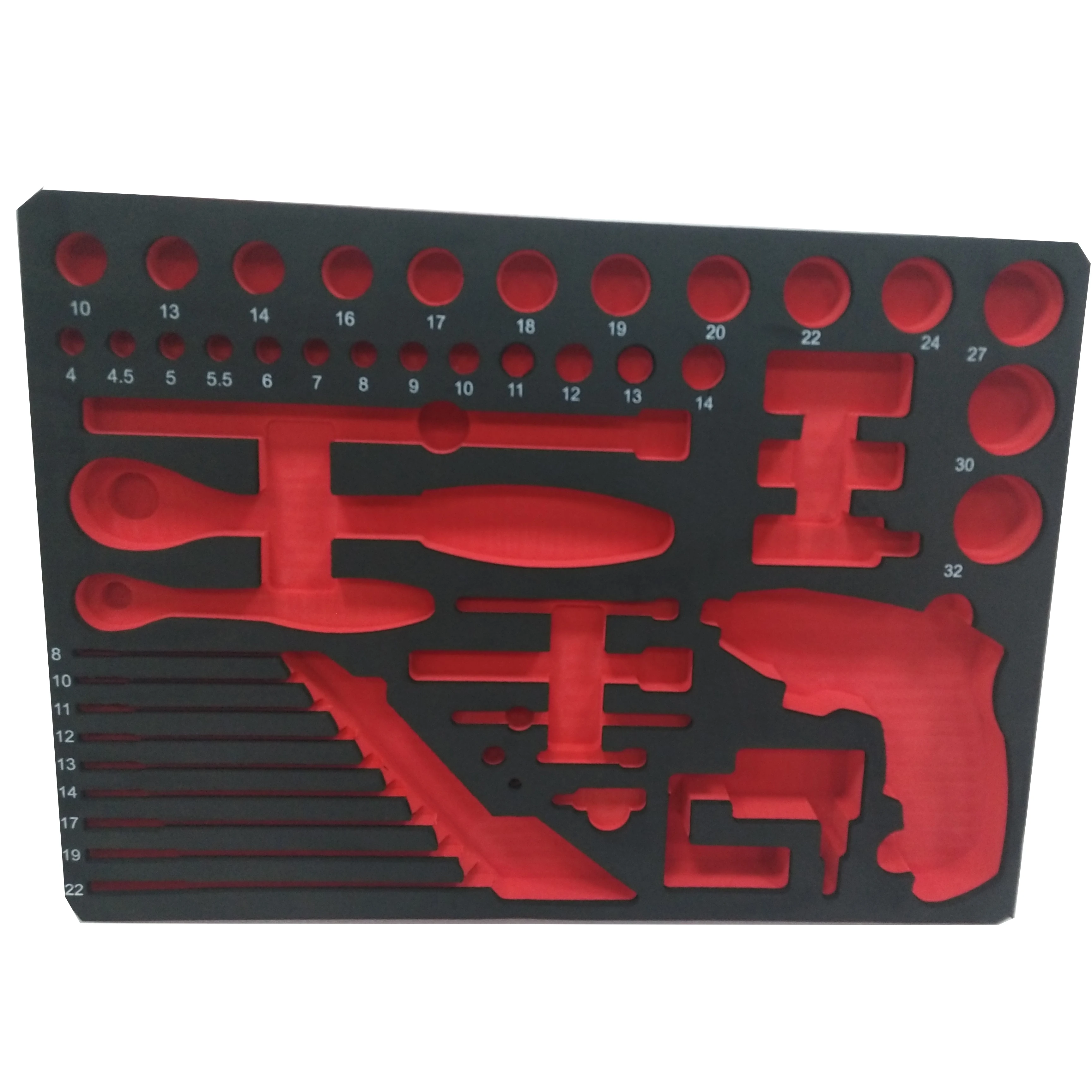 Инновационные продукты, цветной поднос из вспененного этилвинилацетата для литья под давлением