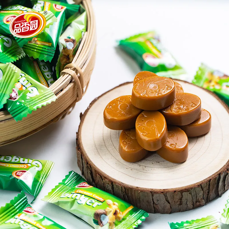 OEM Coconut milk & fresh ginger juice made hard candy from china