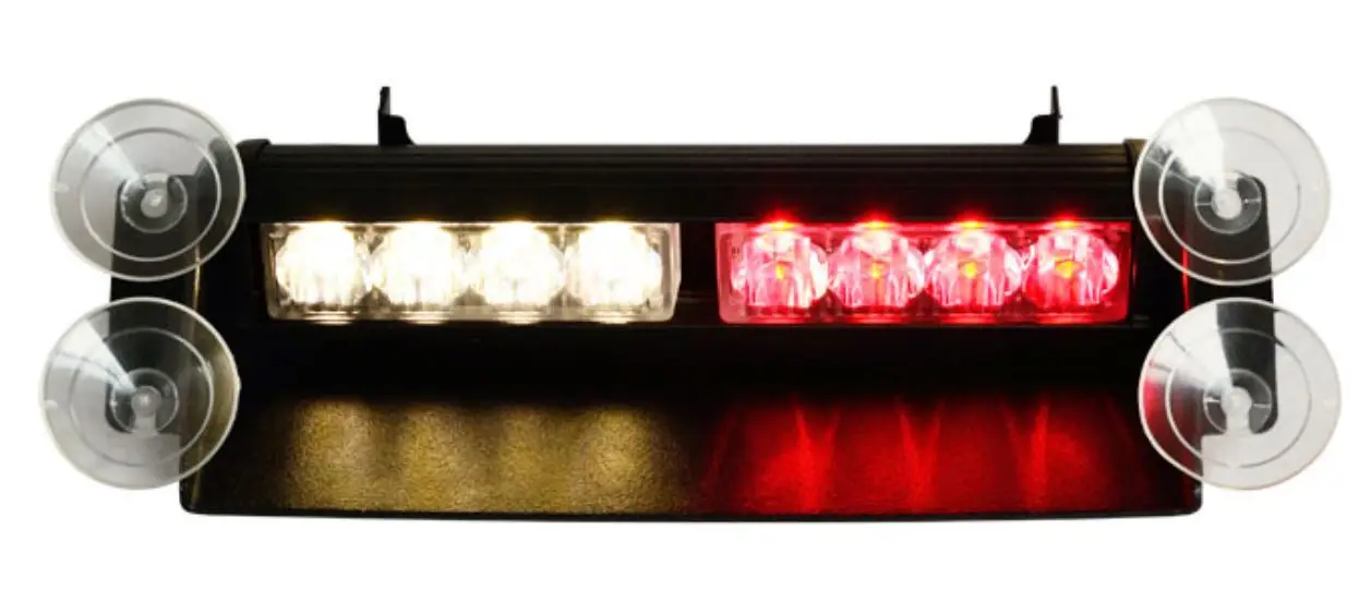 Car flash strobe led dash light car interior warning strobe light emergency vehicle interior mount led dash led warning light