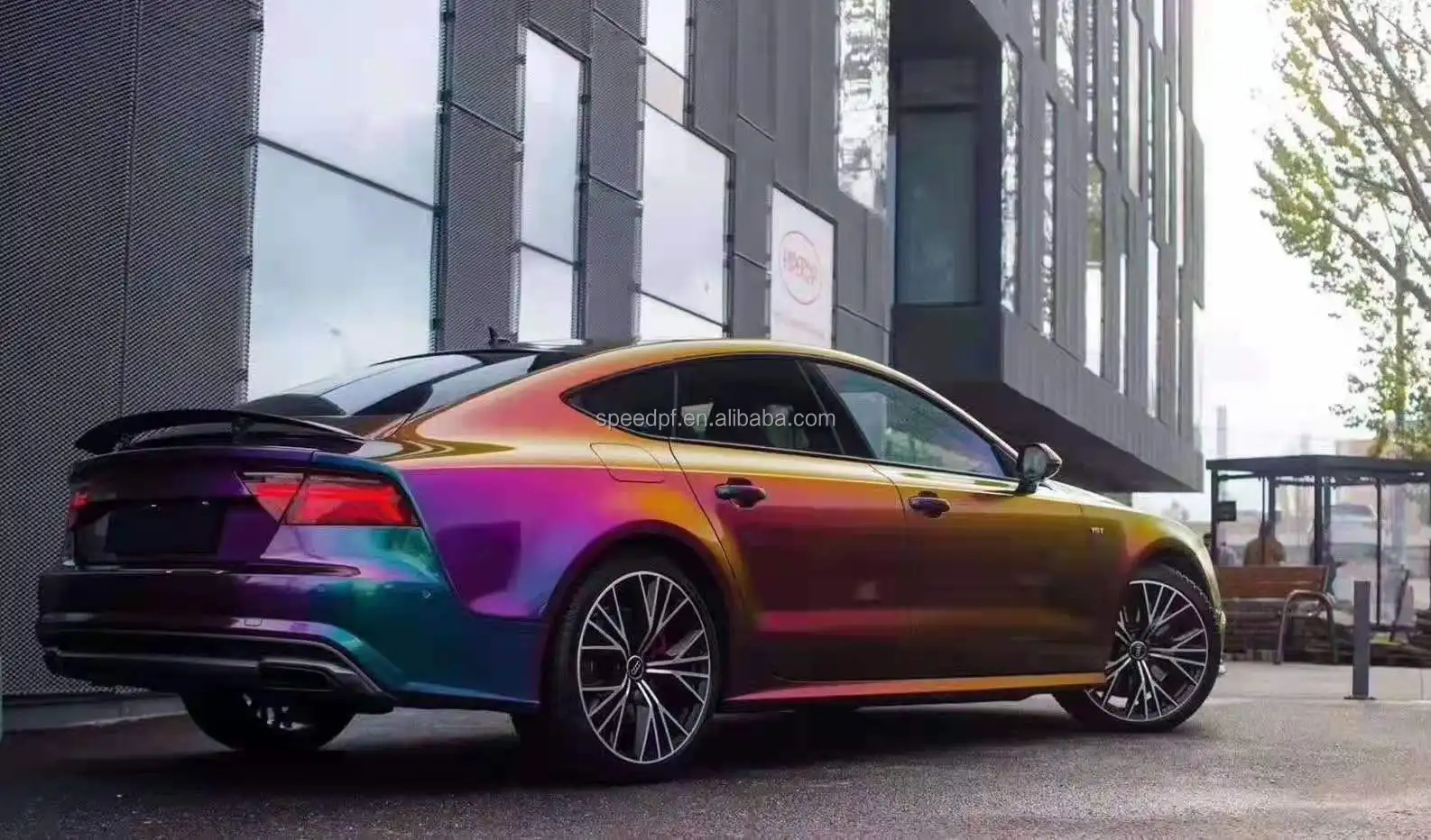 Новый 3D стиль супер мечтательный Хамелеон бриллиантовый виниловый автомобиль