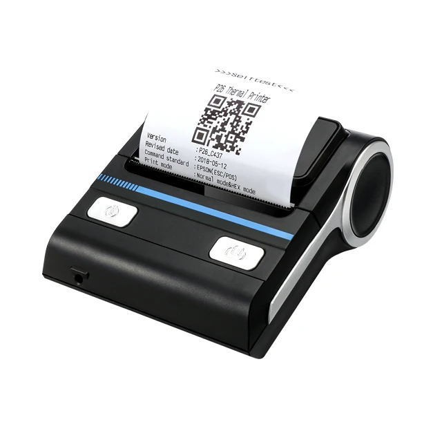 
Justtide portable bluetooth thermal barcode scanner sticker ribbon printer 