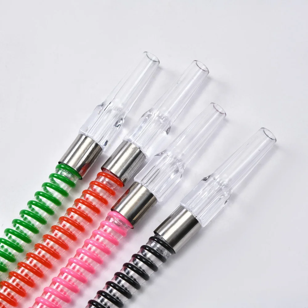 High Grade Hookah Shisha Smoking Pipe Shisha Hose Silicone Hookah Hose with sponge acrylic Handle