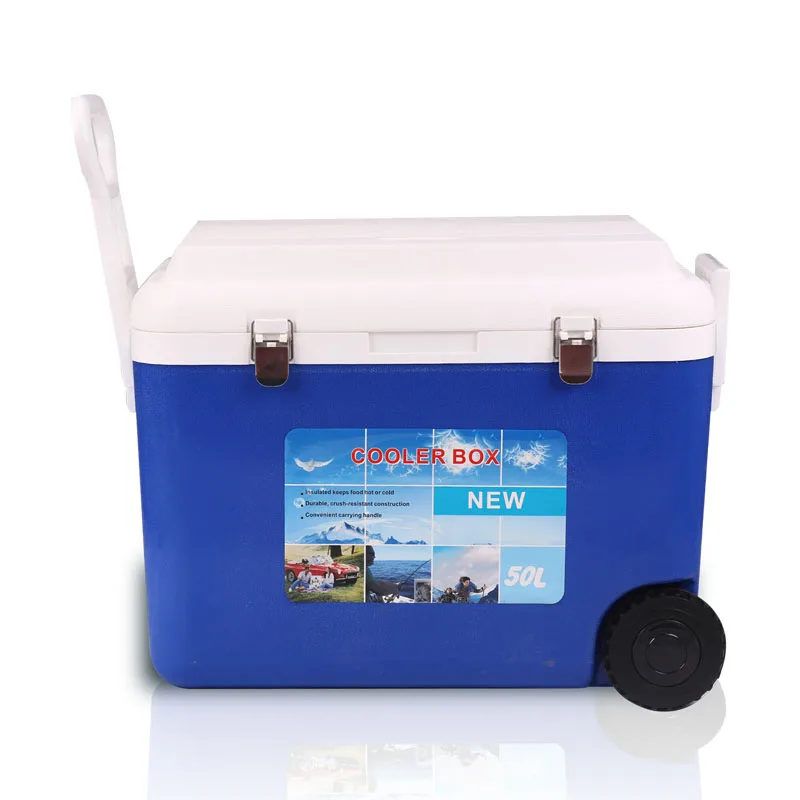 Car cooler box fridge customized ice box cooler ice chest cooler with wheels