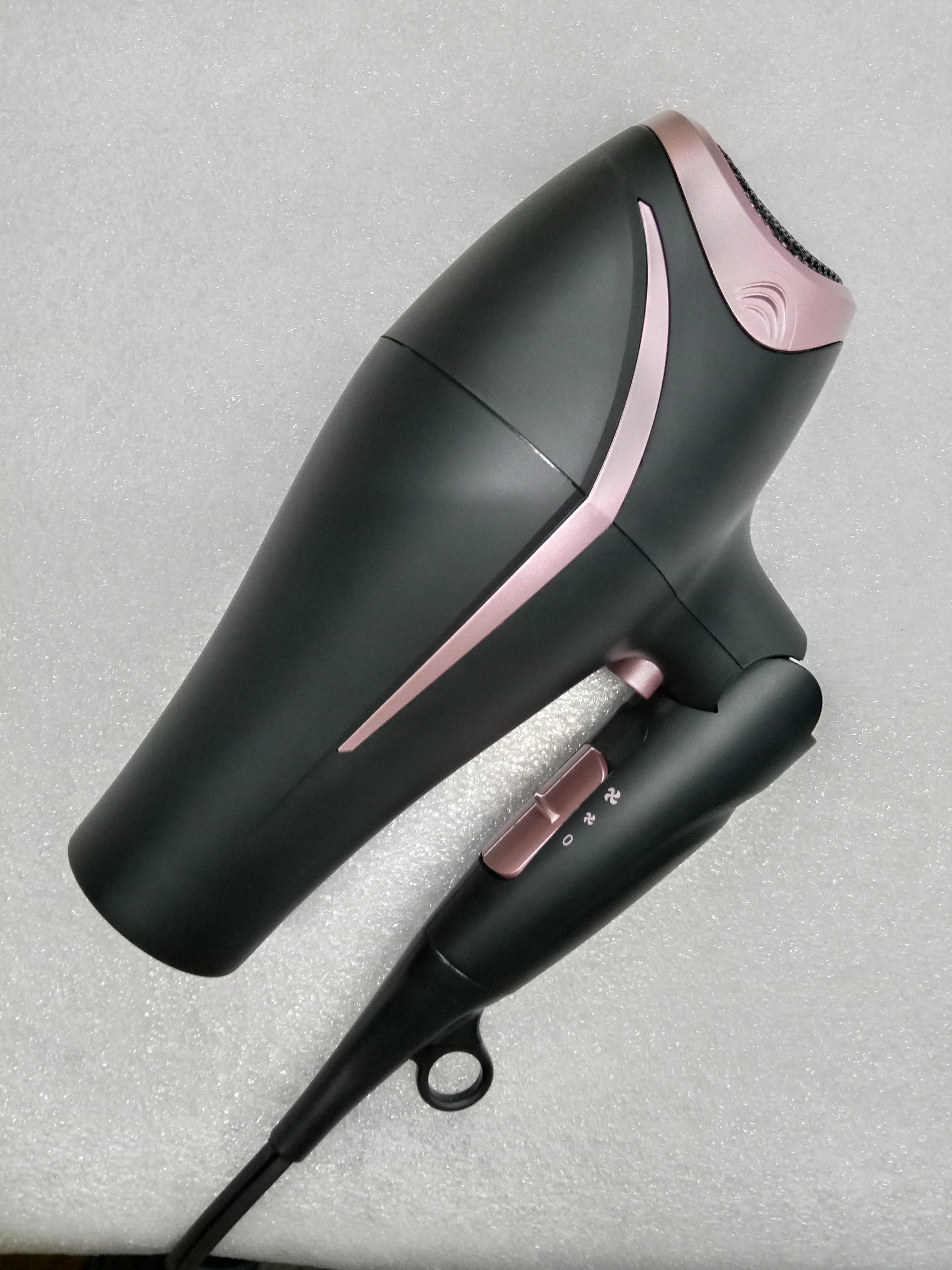 Оптовая продажа с фабрики, 2200 Вт высокомощный двигатель постоянного тока, бытовой Прямая поставка, электронный фен, складной Дорожный фен