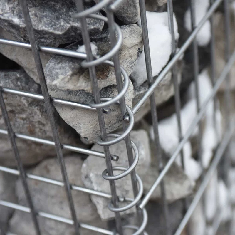 pvc coating galvanized galfan double twisted hexagonal wire mesh 2x1x1 gabion box cost