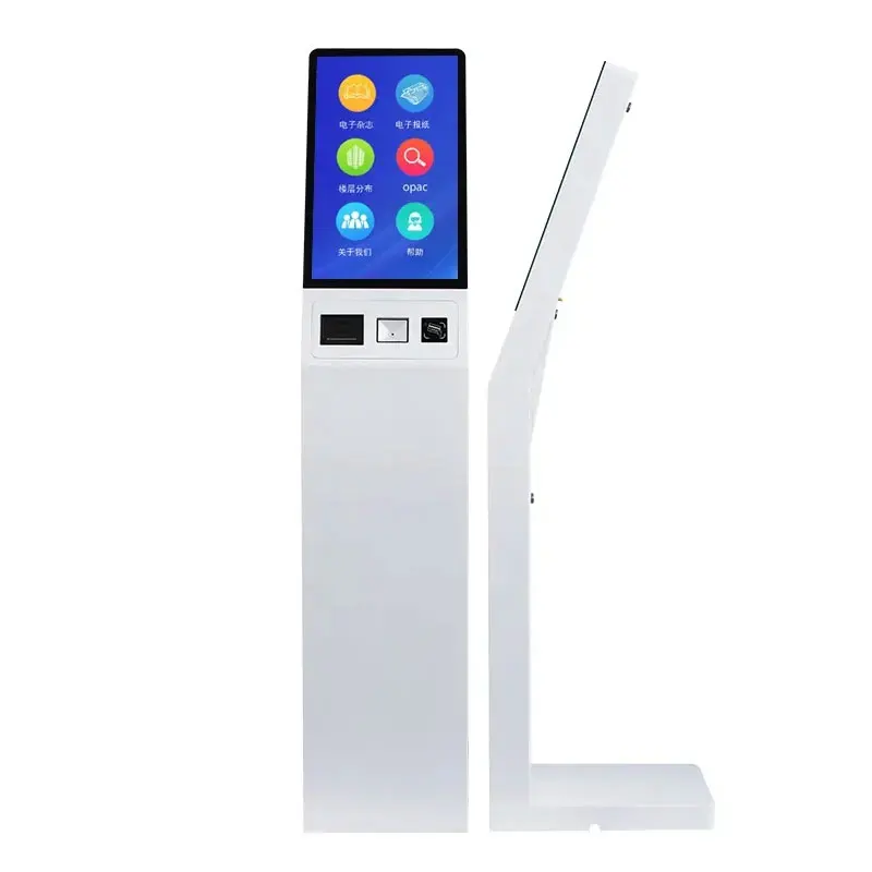 New Model Customizable 17 inch Self Checkout Machine Self Service Interactive Kiosk Touch Screen Payment Kiosk
