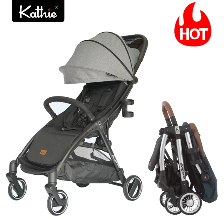 New Arrival Mult-position Adjustable Strollers Walkers Carriers Newborn Pram Automatic Fold Baby Stroller