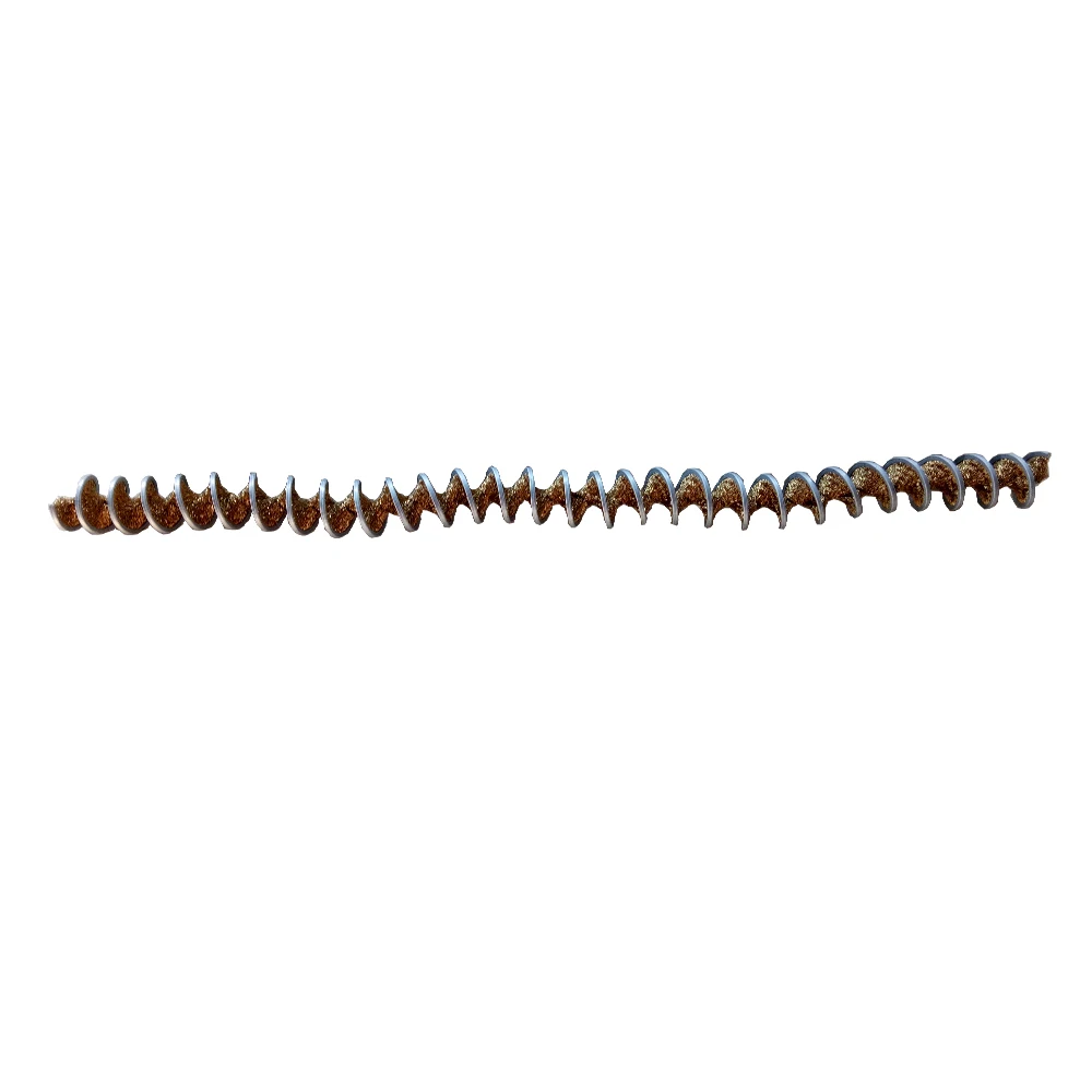 Internal Spiral Metal Small Thin Nylon Micro Circular Cylinder Copper Brass Stainless Narrow Rotary Cylindrical Wire Brush