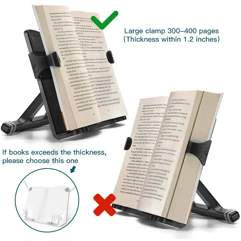 Низкий минимальный заказ оптовая продажа Amazon регулируемая черная подставка для чтения