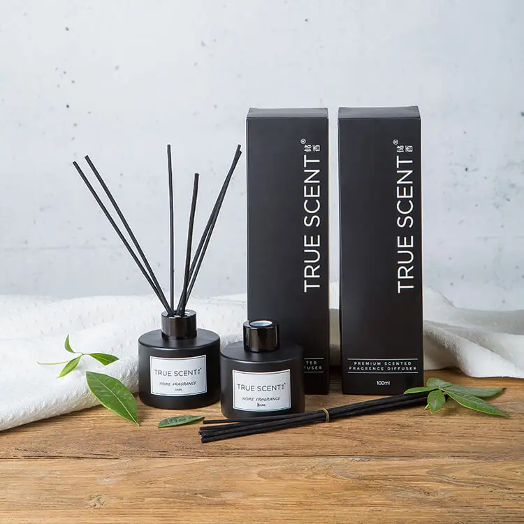 Wholesale In Stock 100ml matt black Air Freshener Aroma reed diffuser