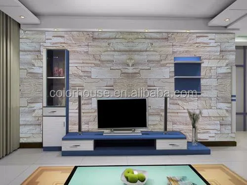 High Quality Water Proof PVC Self-adhesive Wallpaper for Home Decorative Brick Design Wall Paper 1005