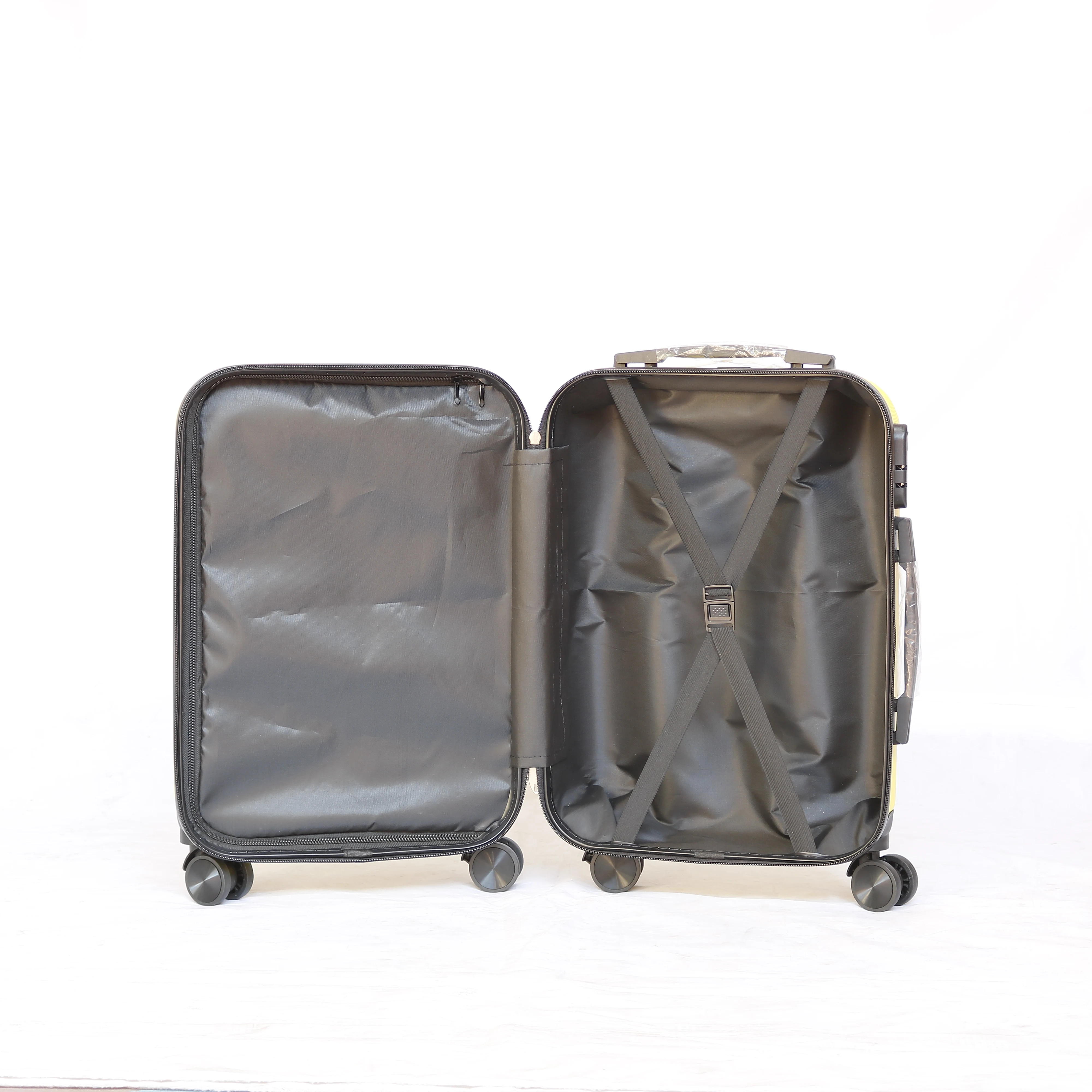 New Arrival Customized luggage set with Universal wheels travel bags trolley case ABS Suitcase travel case