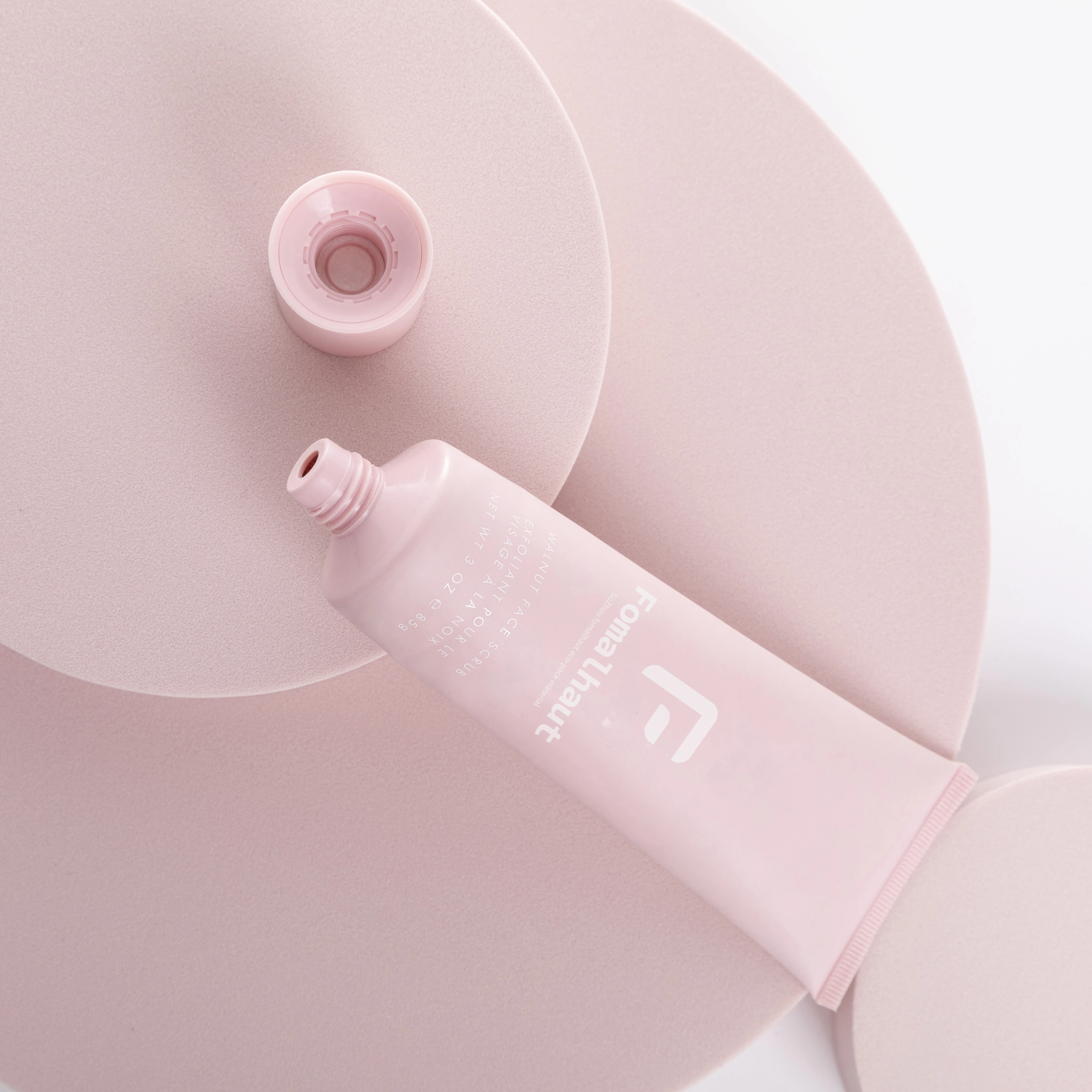 Eco friendly recycled bio-plastic sugarcane beauty cosmetic tube