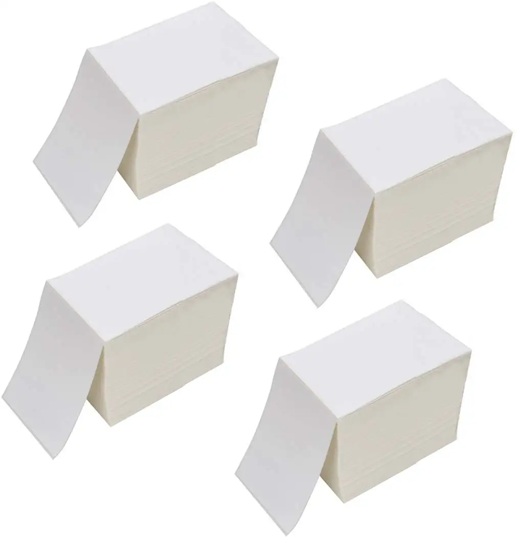 Manufacture and wholesale custom white barcode A6 thermal self-adhesive paper label